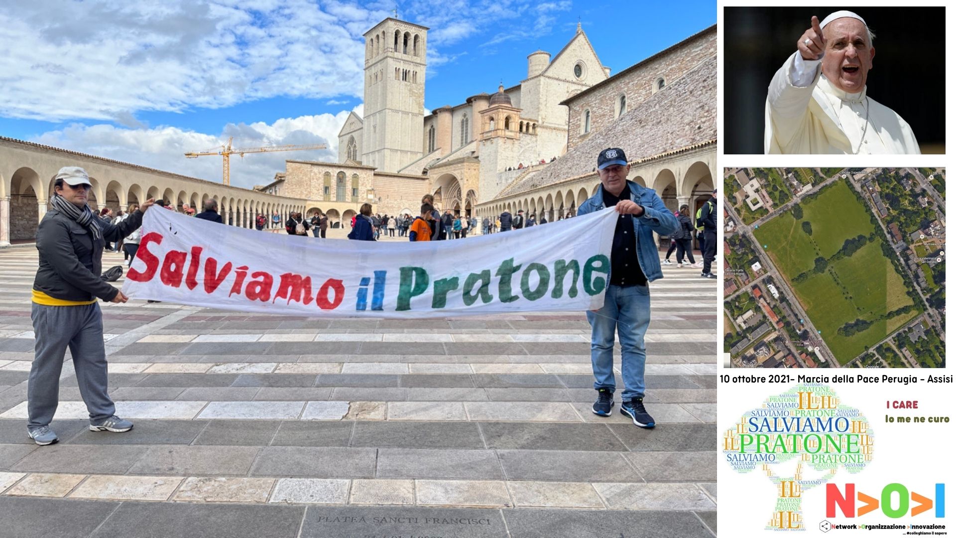 10 ottobre 2021- Marcia della Pace Perugia Assisi - Salviamo il PRATONE